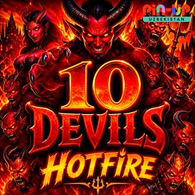 Onlayn kazino o‘yini «10 Devils Hotfire» — muqova